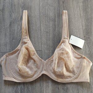 NWT Wacoal Stark Beauty Lace Underwire Bra Size 38C / 38 C
